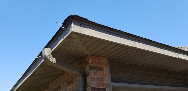 fascia damage from gutters system removal