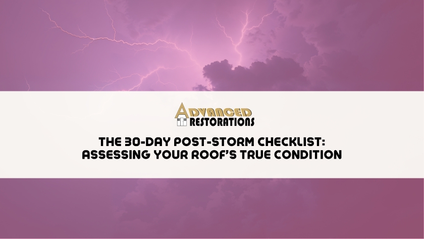 The Pink Shirt Roofers 15 Featured image for “The 30-Day Post-Storm Checklist: Assessing Your Roof’s True Condition”