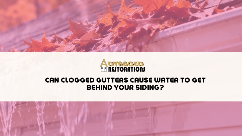 The Pink Shirt Roofers 14 Featured image for “Can Clogged Gutters Cause Water to Get Behind Your Siding?”