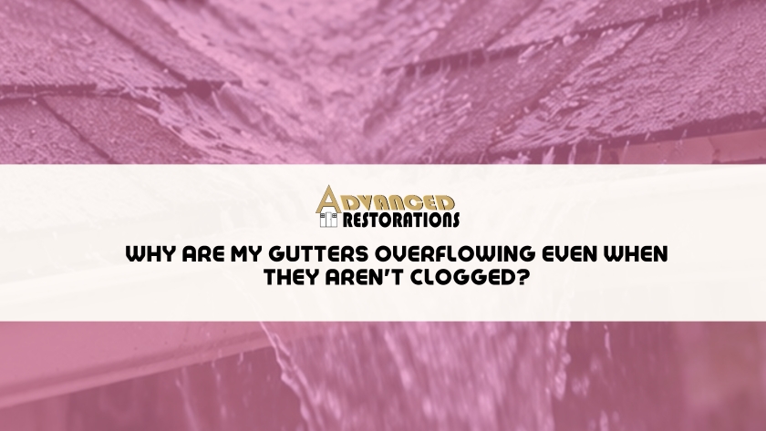 The Pink Shirt Roofers 12 Featured image for “Why Are My Gutters Overflowing Even When They Aren’t Clogged?”